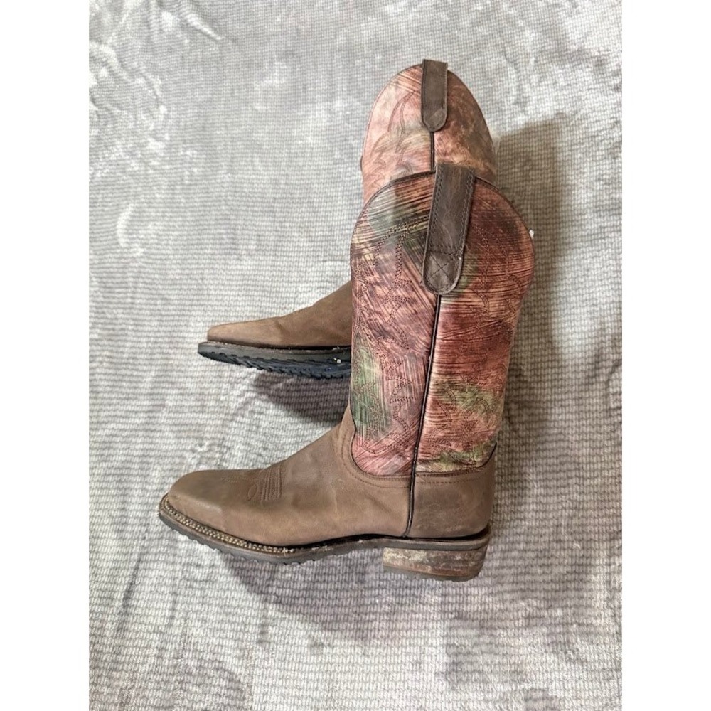 Circle G by Corral Mens Brown Camo Leather Western Cowboy Boots 10 D L5068